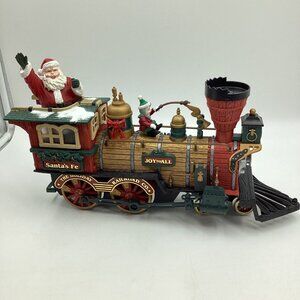 New Bright Holiday Express LOCOMOTIVE ENGINE 380 2-wire Santa's Fe Limited Ed.
